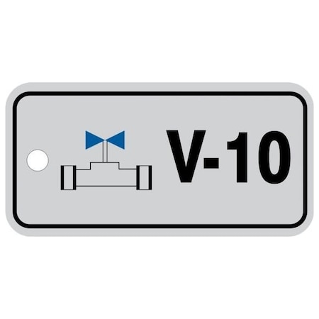 Accuform Danger, HS-Laminate, 3-1/4 in Width, 0.1 in Height, , 5 PK TDJ410VPM